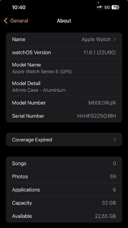 Apple Watch Series 6 44mm алюминий 3