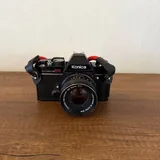 Пленочный фотоаппарат Konica Autoreflex TC, объектив Hexanon 50mm 1