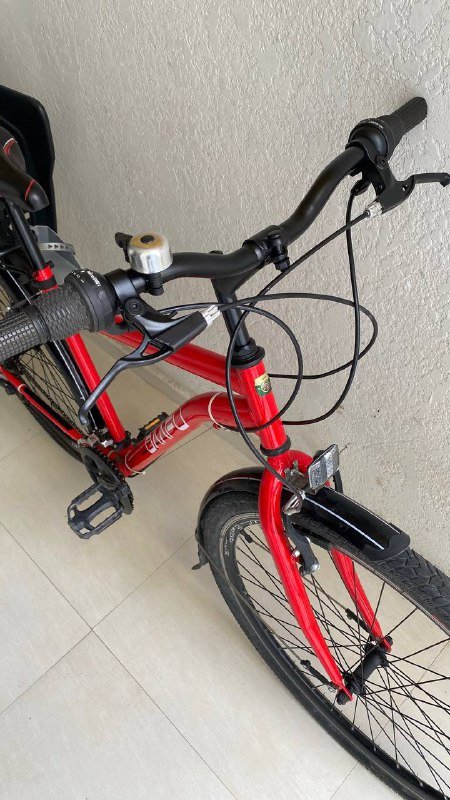 Городской велосипед с детским креслом 4