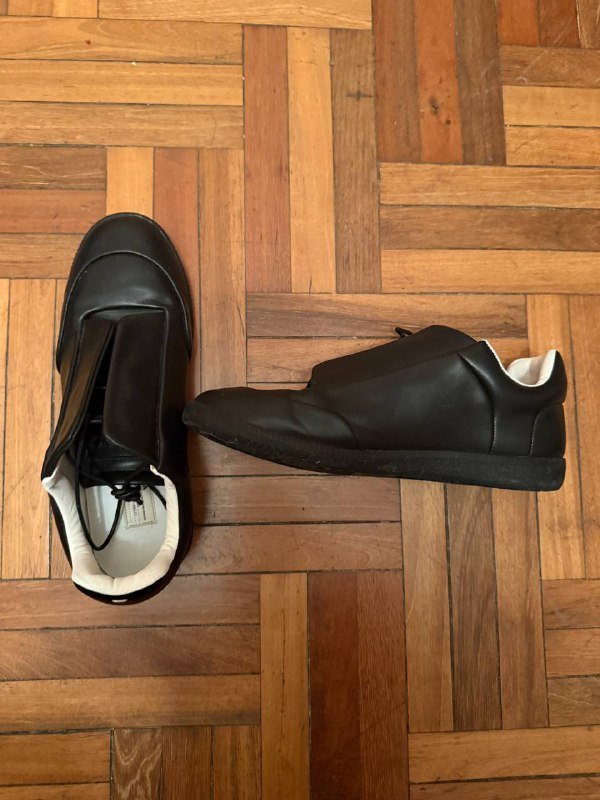 Худи Stone Island x Supreme, Обувь Maison Margiela Future Low Black 5