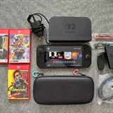 Nintendo Switch 2, Nintendo Switch OLED, SteelSeries keyboard, Razer keyboard 1