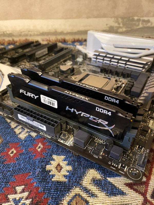 Материнская плата Asus Z-170A, оперативная память HyperX, процессор Intel Core i5-6500 3