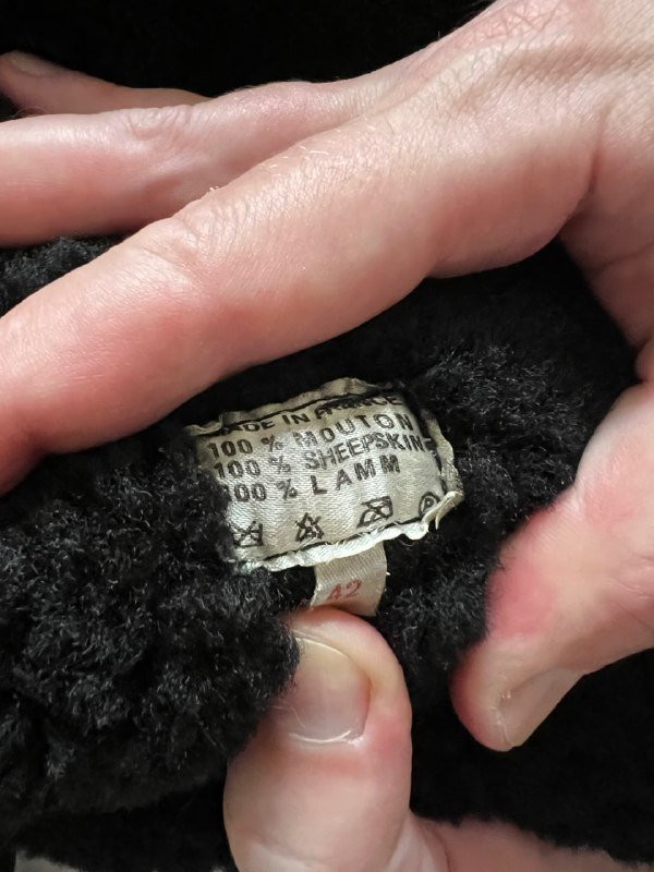 Натуральная дубленка O'NED, 100% кожа и шерсть овцы 7