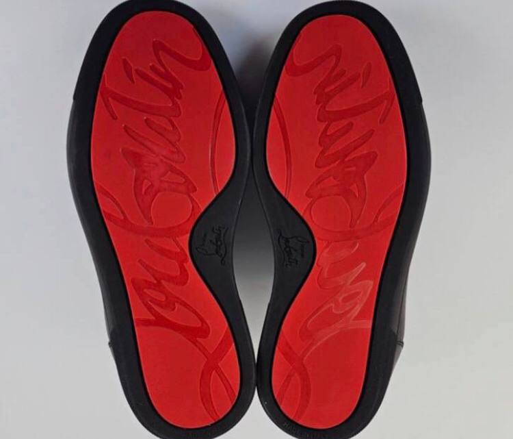 CHRISTIAN LOUBOUTIN мужские туфли размер 39 черные 2