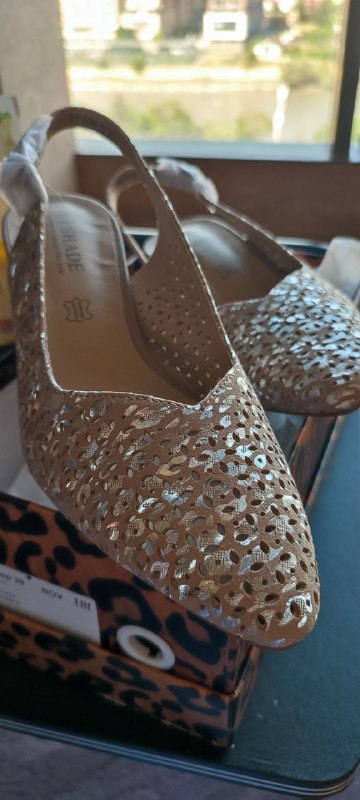 Туфли летние босоножки слингбэки O'SHADE размер 38-39 3