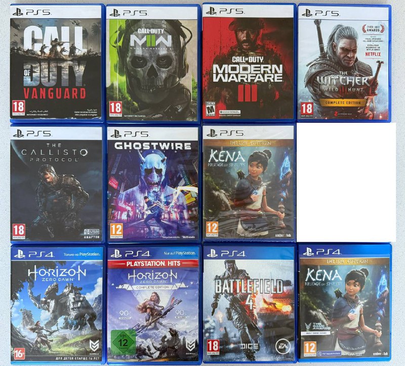 Dualsense Edge, игры PlayStation PS4 PS5 Call of Duty и др. 2