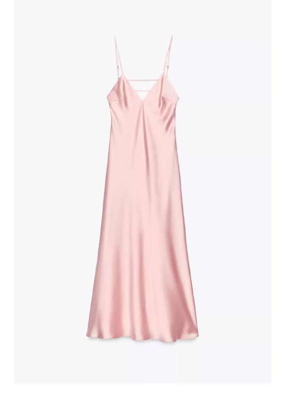 Шорты джинсовые Stradivarius, Платье-комбинация Zara 4