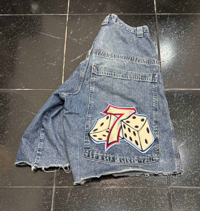 Джинсовые шорты JNCO Lucky 7 Dice 5
