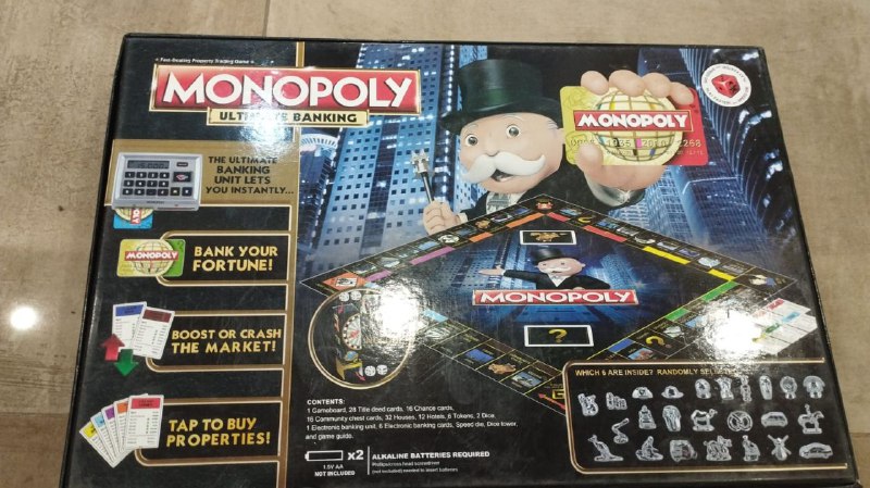 Настольная игра Монополия Ultimate Banking с банковскими картами 2