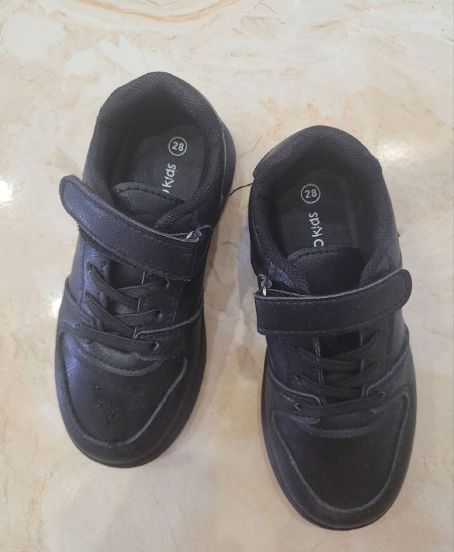 Детская черная обувь 2