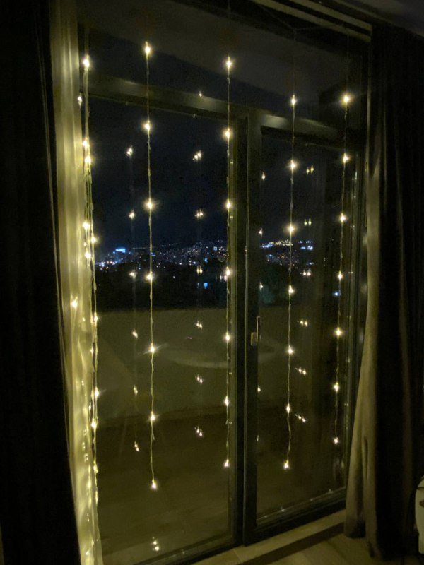 Гирлянда Звёздный дождь 3×2 м 2