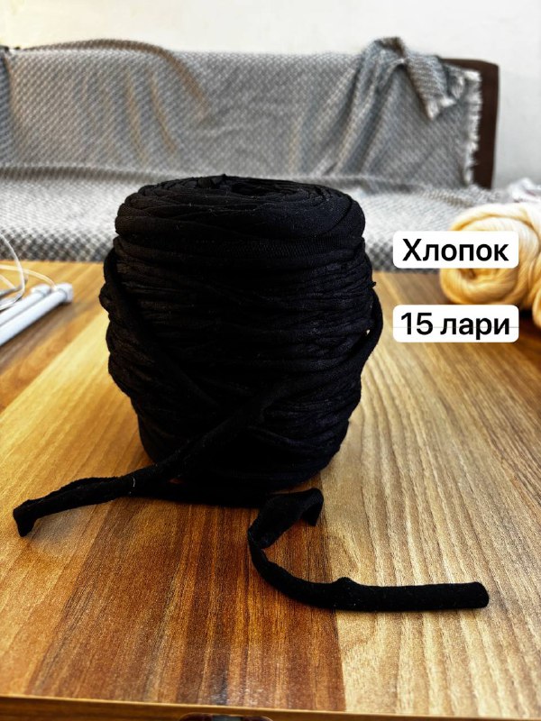 Мохер, клубки, моток хлопка, набор крючков, спицы для вязания 3