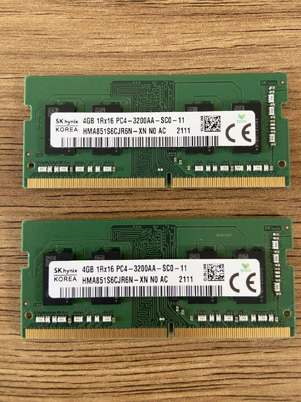 SK hynix 2x4GB DDR4 3200MHz RAM
