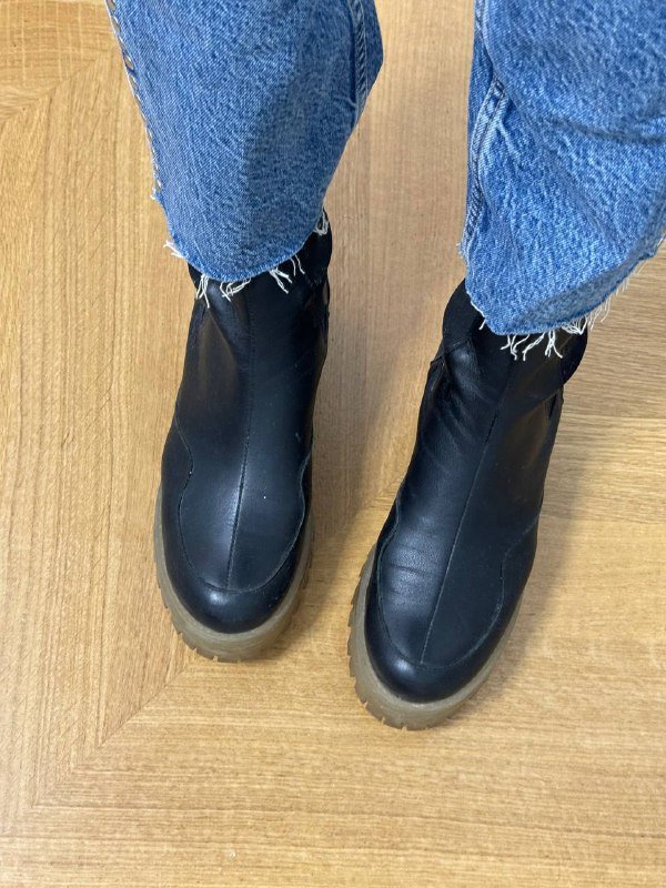 Ботинки из натуральной кожи ASOS 3