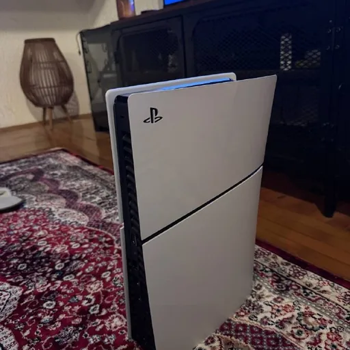 PlayStation 5 slim с дисководом и двумя геймпадами