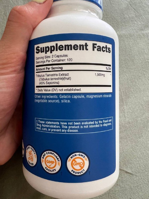 Комплексы Tribulus Nutricost и California Gold Nutrition 3