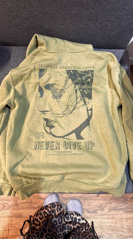 Худи толстовка на флисе L оверсайз 2