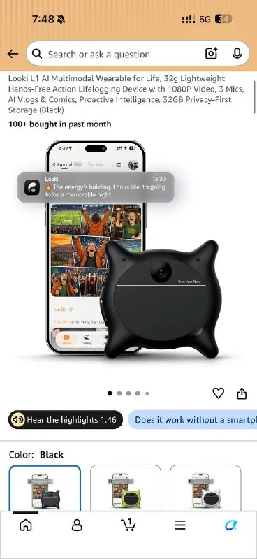 ИИ ассистент Looki 1