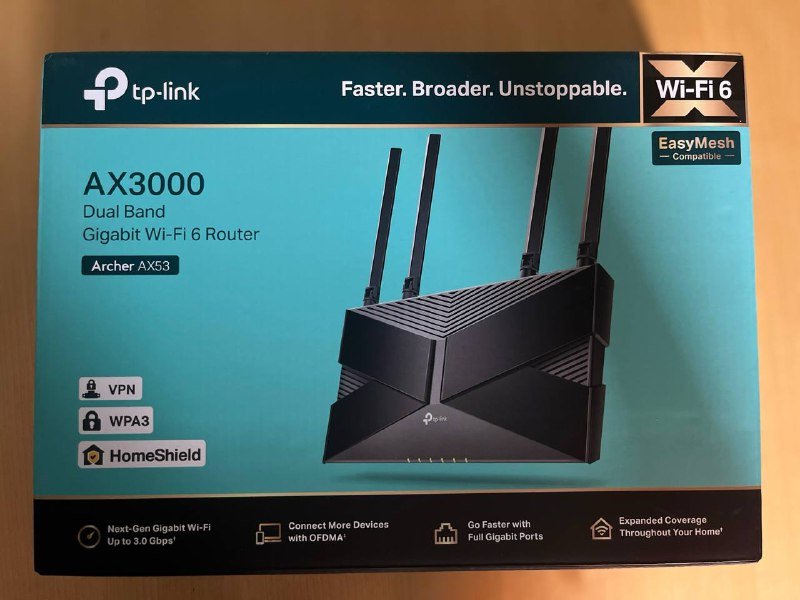 Wi-fi роутер tp-link ax3000 Archer AX53