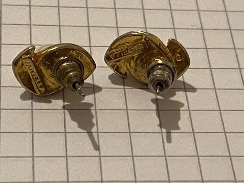 Винтажные клипсы и серьги No name, Morella с жемчугом 4