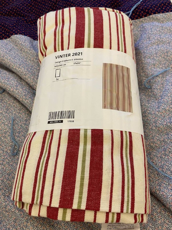 Скатерть из новогодней коллекции IKEA, тепловентилятор Ariete 4