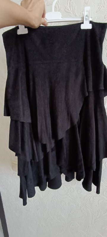 Свитер Top top, юбка черная под замшу, юбка черно-кремовая, ботинки 39 размер 5