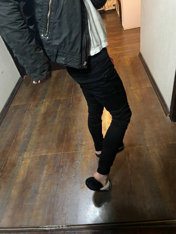 Джинсы RNT23 черные скинни размеры 44/46 5