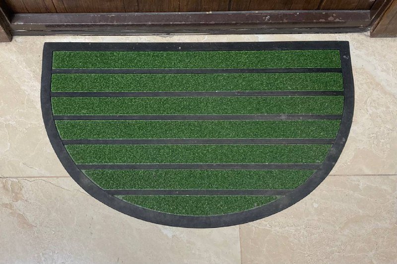 Дверные коврики прямоугольный и полукруглый 2