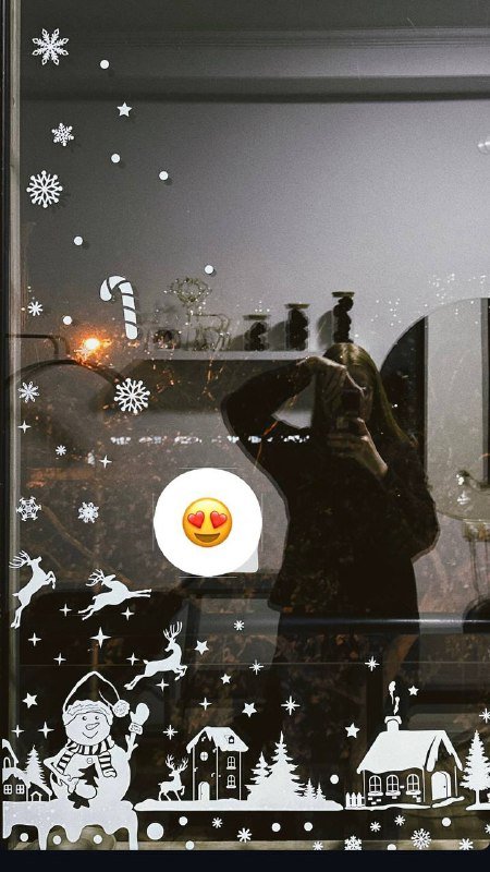 Новогодние наклейки, стикеры, аппликация, декор 5