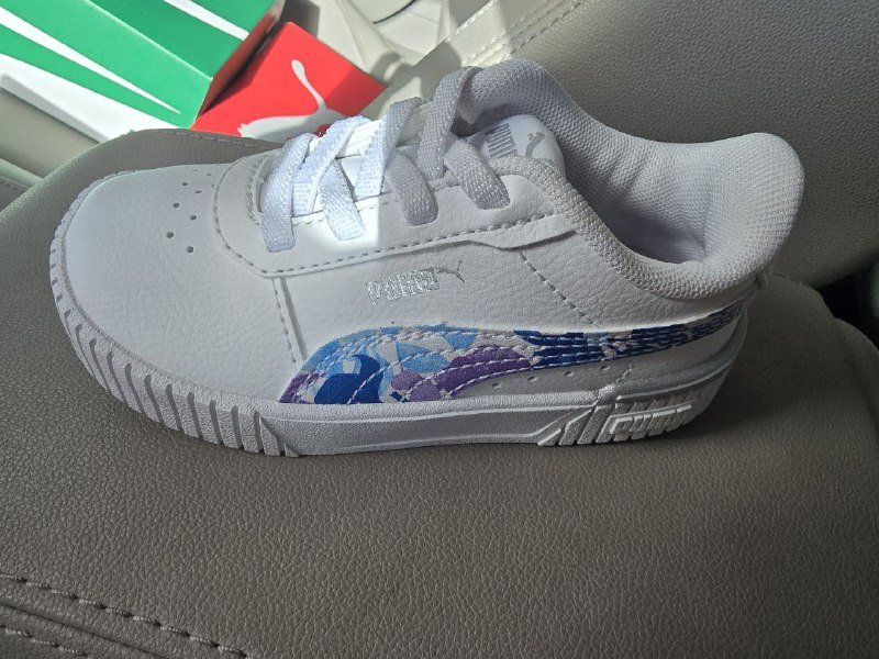 Три пары оригинальных кроссовок Puma детские и взрослые 4