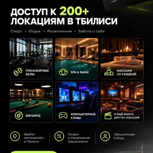 Абонемент FitPass в Батуми