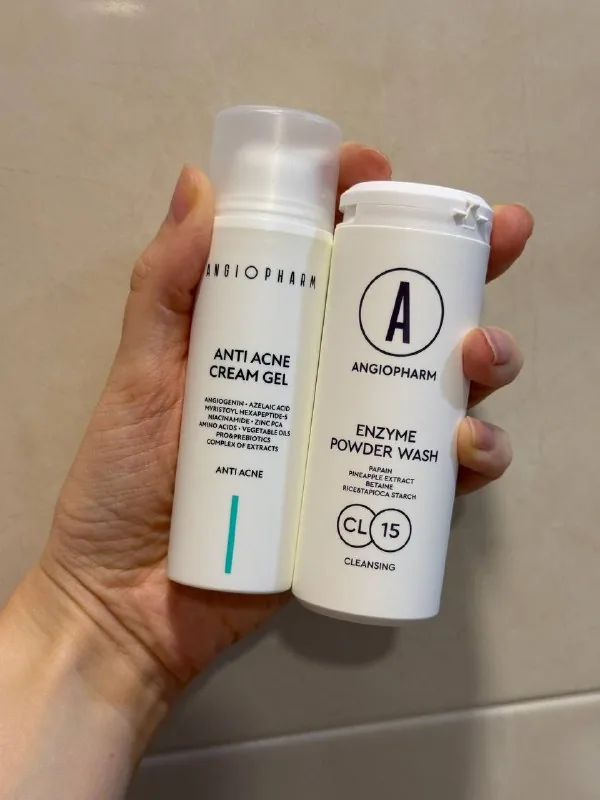 Angiopharm крем и энзимная пудра 1