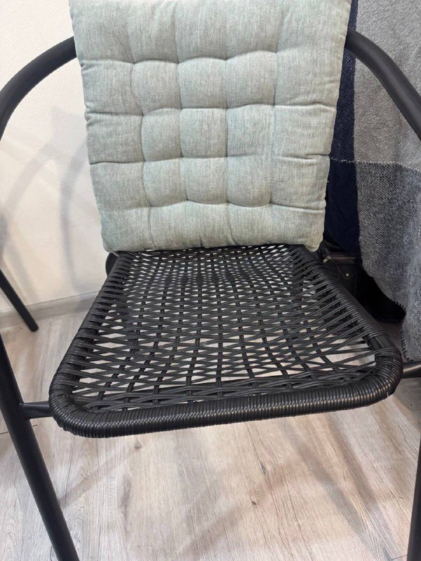 садовая мебель комплект скамейка стол два стула подушки 2