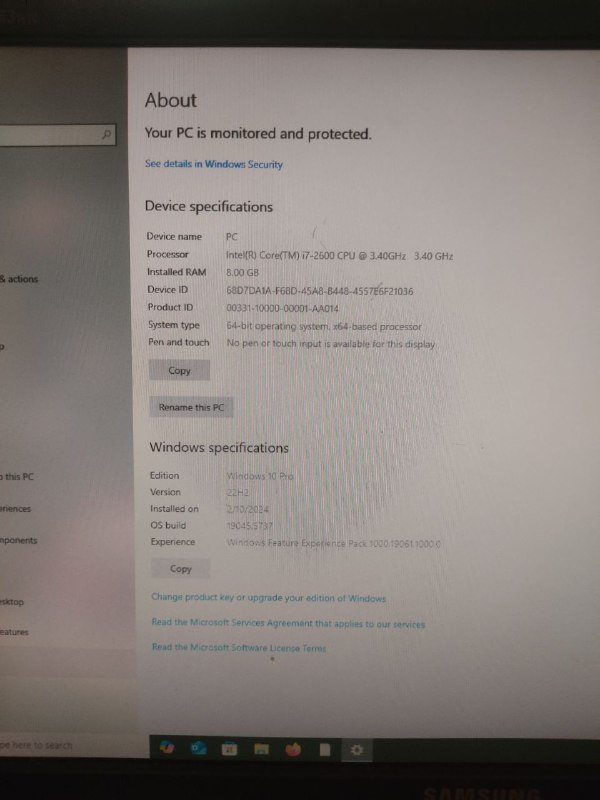 Компьютер с монитором и колонками Microlab 4
