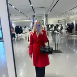 Красное пальто Zara 3