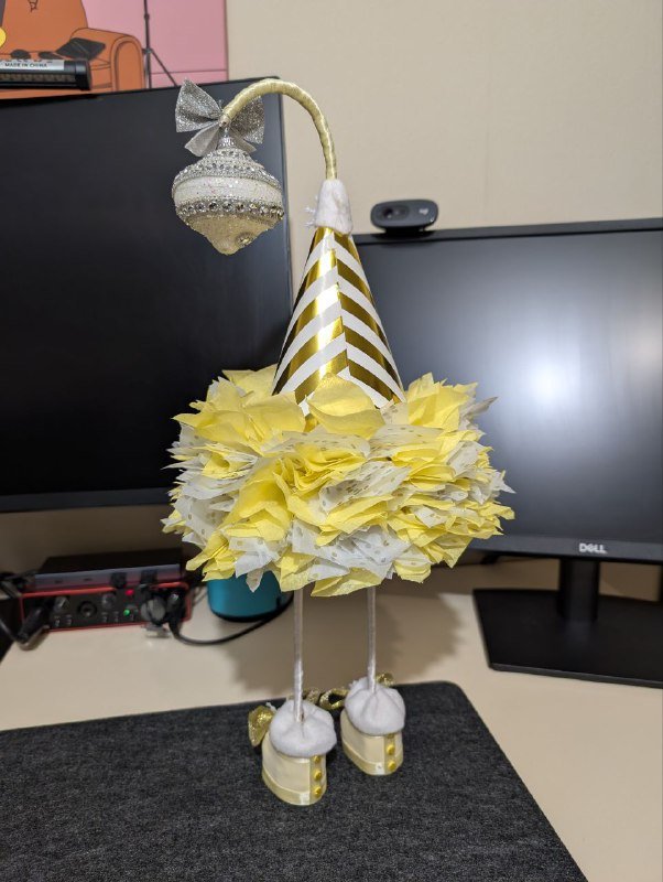 Новогодняя ёлка-топотушка ручной работы