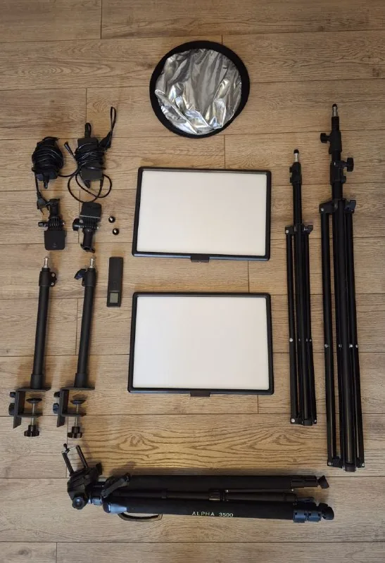 Neewer light panel, штатив 1