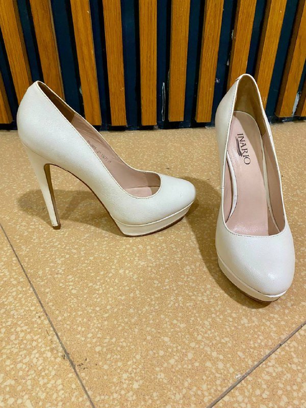 Белые туфли натуральная кожа 37 размер 2