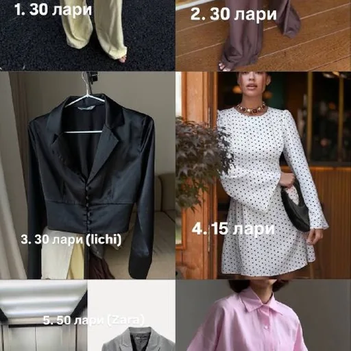 Брюки, блузка, платья, пиджак, рубашка, юбка шорты, костюм