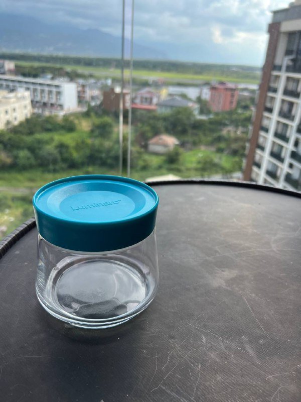 Баночка для сыпучих с крышкой, 2 шт