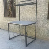 Стол с металлическим каркасом 2