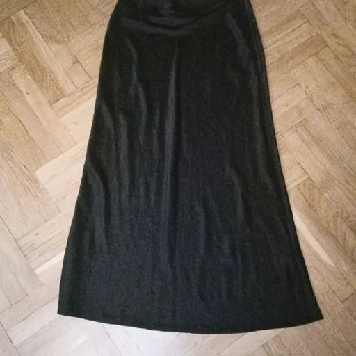 Черная длинная юбка