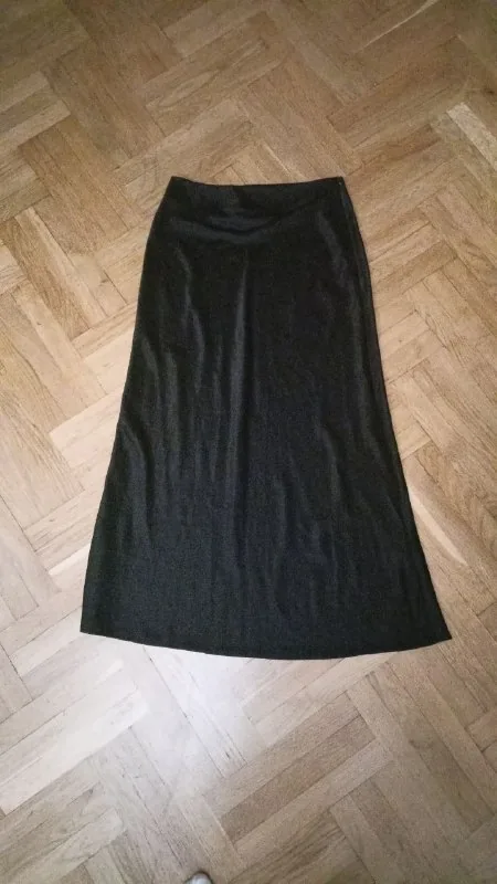 Черная длинная юбка
