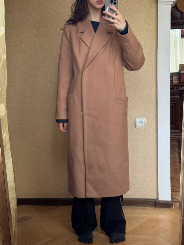 Женское теплое пальто 48 р 3