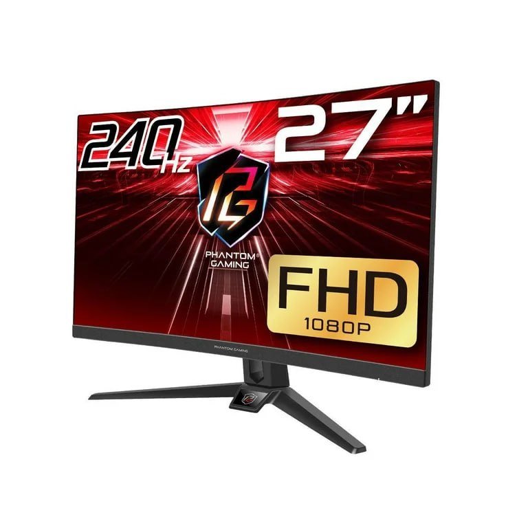 Монитор игровой 27 дюймов AsRock Phantom, Монитор Dell 24 дюйма