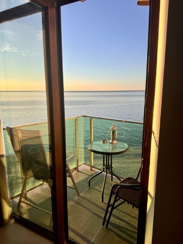 Уютная студия на первой линии с видом на море в Гонио 5