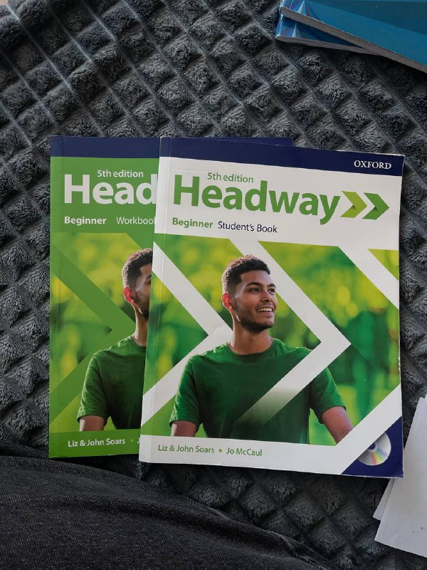 Учебники Oxford Headway Students Book и Workbook Beginner