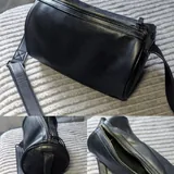 Фиолетовый и синий чемоданы, сумка Bershka, рюкзак Xiaomi, стеллаж 3