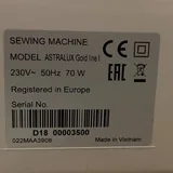 Швейная машинка AstraLux Gold Line I 2