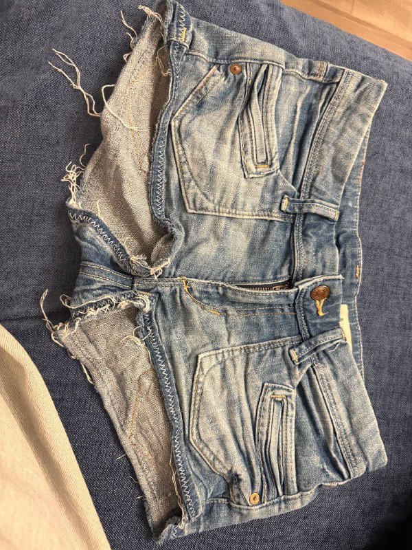 джинсовые шорты, размер S